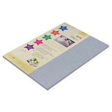 paperculture Twinkle Star 薄珠光紙 120g A3 No4 銀色, 20張