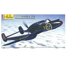 HELLER 1:72 SAAB J-21A塑膠模型 HL80262, 1個