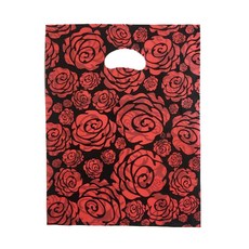 팩스타 펀칭 비닐봉투 PE35 35 x 45 cm, 장미, 50개