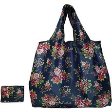 라페조 폴딩 시장가방 휴대용 에코백 빅 NO 1 로즈, 2개