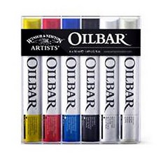 WINSOR&NEWTON 溫莎牛頓 Oil Bar油畫棒套組 WI1690001 50ml, 6色