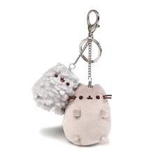 매직캐슬 푸쉰고양이와 스토미 인형 가방고리, 11cm, 혼합 색상, 1개
