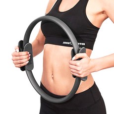 MONACO OLIVE 皮拉提斯環, 黑色, 1個