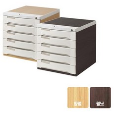 Wood Max Plus文件櫃, 5層, 核桃