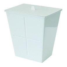 WAYBE HACHIMAN AMBLE TRASH S With Lid, WH-232704, 1개