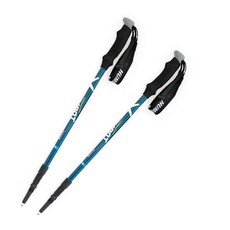 HUMONT 3段登山杖 MSL-500 EVA, 藍色
