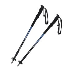 HUMONT 3節登山杖 MSL-300 2入, 藍色, 2個