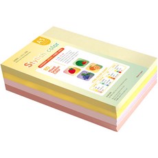 종이문화 스타일리쉬색지혼합 복사용지 354 SS Spring 80g, A5, 520매