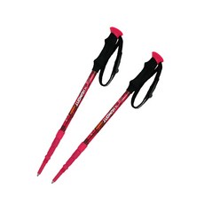 HUMONT 4節登山杖 MSL-450 EVA 2入, 粉紅色