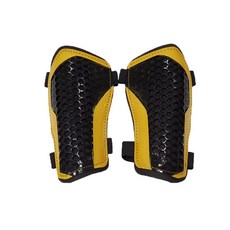 Lenwave 蜂巢足球護脛, 黑色 黃色