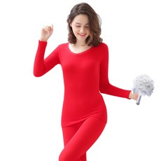 나야스타일 여성용 스포츠 켈리 보온내의 상하의 세트