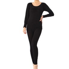 더시럽 여성용 히트 기어 내의 상하 세트