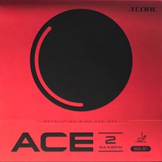 TMOUNT TCORE 金澤洙 ACE 2 桌球膠皮, 黑色, 1個