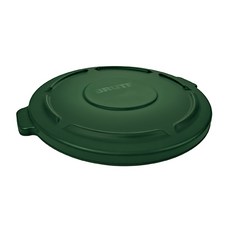 브루트 러버메이드 컨테이너 휴지통 75L 뚜껑 261960, 녹색