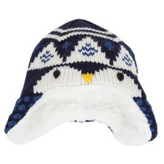 까띠미니 아동용 패딩 자카드 니트 모자