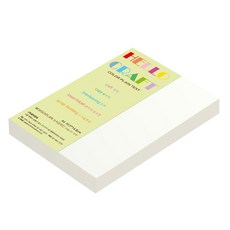 종이문화 뉴씨플레인 양면색상지 No 51 백색, 200개
