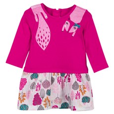 까띠미니 여아용 저지 탑 플로럴 트윌 스커트 원피스