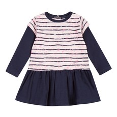 3pommes 여아용 라라랜드 베이비 배색드레스