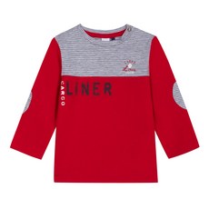 3pommes 남아용 카고 라이너 베이비 티셔츠