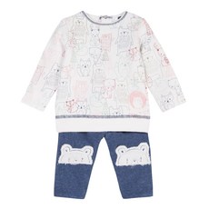 3pommes 남아용 윈터 블랭킷 신생아 아웃피트