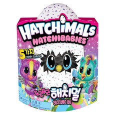 HATCHiMALS Chestnut Hatch 嬰兒 Ponette 機器人玩具, 混色