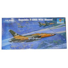 트럼페터 1:32 Republic F-105G Wild Weasel 프라모델, 1세트