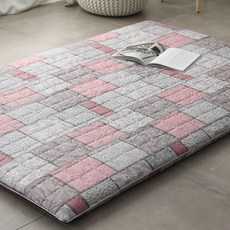 Rio系列拼布睡墊套, 粉色