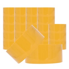 OKONG 膠黏 OPP 紙箱膠帶 中型包裝 壓克力型 50m x 48mm, 黃色, 25個