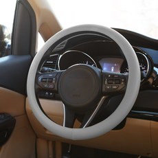 KMMOTORS 打孔方向盤套, 灰色