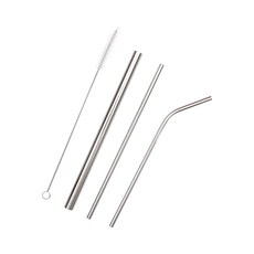 엘도로시 스테인리스 빨대 4종세트, 1세트