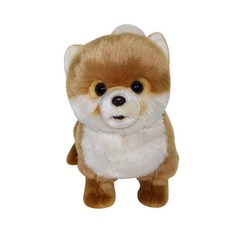 위더펫 博美犬狗狗玩偶, 24cm, 混合顏色, 1個