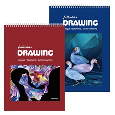 풀컬러즈 전문가용 스케치북 170g 랜덤 발송, 8절, 15매, 2개