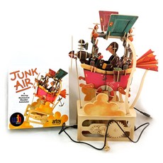 Wonder Boys DIY木質玩具藝術玩具3D立體拼圖, 垃圾航空 (WON964122)