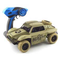 레프리카 2.4GHz 1:18 4WD 오프로드 비스트킹 무선조종 RC 속도비례제어 HB116081KH, 혼합 색상, 1개