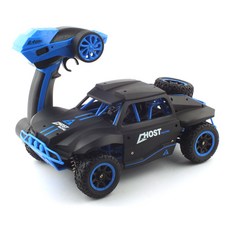 레프리카 2.4GHz 1:18 4WD 오프로드 고스트 무선조종 RC 속도비례제어 HB116074BL, 혼합 색상, 1개