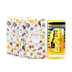 동아 노랑병아리 크레용 5p, 12색