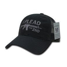 RAPID DOMINANCE 眼睛打褶的第二個標誌帽, 黑色的