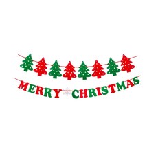 바니와티거 크리스마스 장식 파티용 가랜드 세트, 트리, 1개