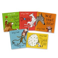 MA Emily Gravett 보드북 5종 세트, Two Hoots Coloring