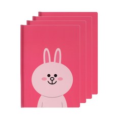 라인프렌즈 쫄대화일, 코니, 4개입