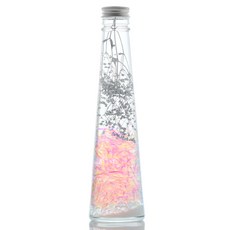 ilogu乾燥花三角瓶, 銀