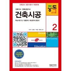건축시공(2019):건축기사ㆍ건축산업기사 핵심이론 및 기출문제ㆍ예상문제 총정리, 한솔아카데미
