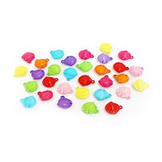 Dongsungjigongsa魚形珠子 418珠子 DIY材料 2.3*2cm, 隨機發貨, 1套