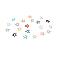 Dongsung Jigongsa珍珠珠子星星串珠 363珠子DIY材料 12mm, 隨機發貨, 1套