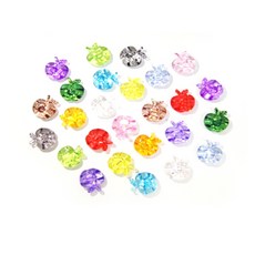 동성지공사 사과비즈 380 비즈 DIY재료 2.3 x 2.5cm, 랜덤 발송, 1세트