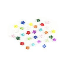 Dongsung Jigongsa珍珠珠子梅花368珠子DIY材料 8mm, 隨機發貨, 1套