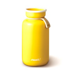 모슈 보온보냉 라떼 텀블러, YELLOW, 450ml, 1개