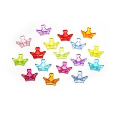 동성지공사 왕관비즈 381 비즈 DIY재료 3.1 x 2.5cm, 랜덤 발송, 1세트