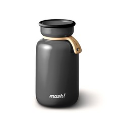 Mosh Latte 保溫隨行杯, 黑色的, 330毫升, 1個