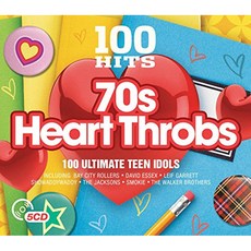 VARIOUS ARTISTS - 100 HITS 70S HEARTTHROBS EU수입반, 5CD